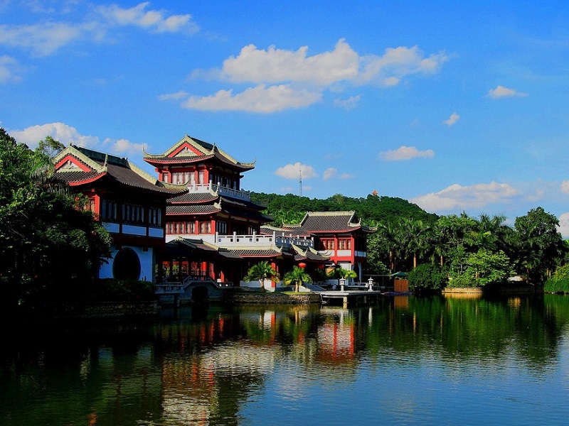 Vị trí địa lý Đại học dân tộc Quảng Tây