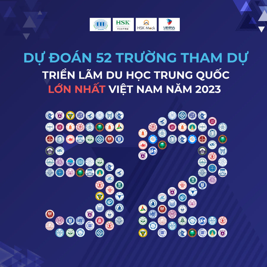 Công bố danh sách 52 trường đại học tham dự Triển lãm du học Trung Quốc 2023