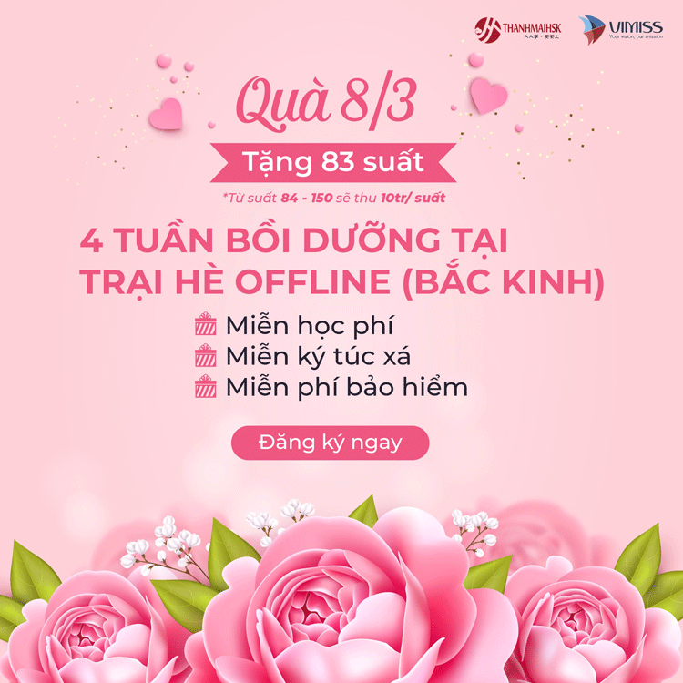 [HOT] – 4 Tuần bồi dưỡng tại trại hè offline (Bắc Kinh)