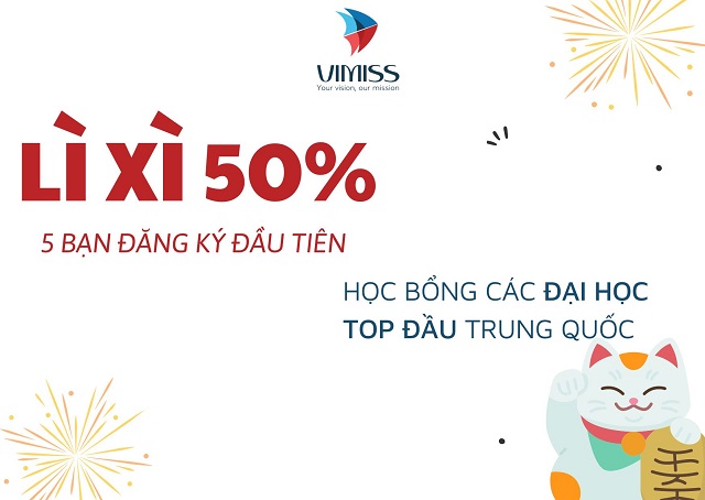 Chương trình lì xì khủng đầu năm của du học Vimiss